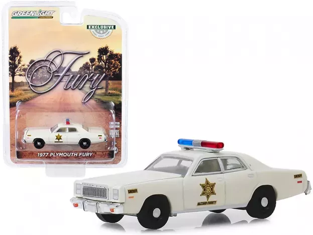 Greenlight Plymouth Fury Hazzard Police Rosco Patrol Car 1977 1:64 30110