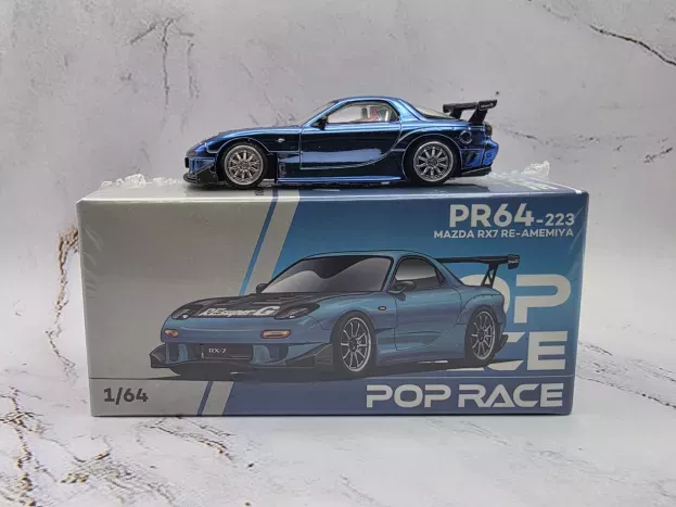 Pop Race Mazda Rx-7 Re-amemiya 2006 1:64 PR640223
