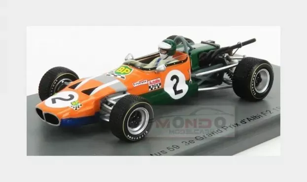 Spark Lotus F2 59 N 2 3rd Albi Gp 1969 J.rindt 1:43 SF186