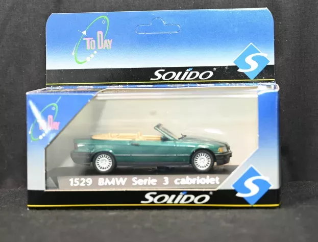 Solido Bmw 3-series e36 Cabriolet 1992 Con Vetrina With Showcase 1:43 1529