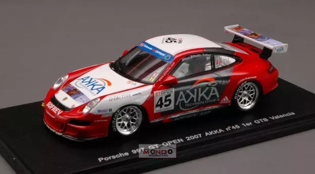 Spark Porsche 997 Gt N 45 Winner Gtb Valencia 2007 M.ricci M.moullin Traffort 1:43 MX007