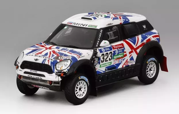 Truescale Mini Cooper Countryman S All4 Racing N 323 Rally Dakar 2016 1:43 TSM430238