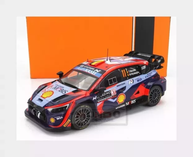 IXO Models Hyundai I20 N Rally1 Team Shell Mobis Wrt N 11 3rd Rally Montecarlo 2023 Thierry Neuville Martijn Wydaeghe 1:18 18RMC153A.22
