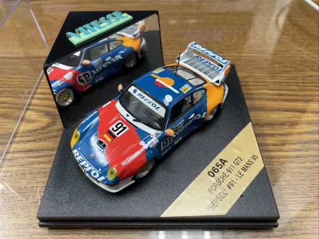 Vitesse Porsche 911 993 Gt2 3.6l Turbo Team Kremer Racing Repsol N 91 24h Le Mans 1995 T.saldana M.a.de Castro P.a.de Orleans-borbon 1:43 065A