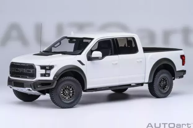 AUTOart Ford F-150 Raptor Supercrew 2019 (oxford White) 1:18 72946