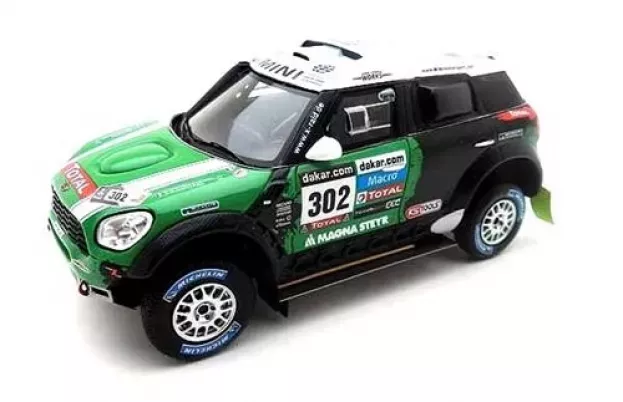 Truescale Mini Cooper Countryman S All4 Racing N 302 Winner Rally Dakar 2013 S.peterhansel J.p.cottret 1:43 TSM144345