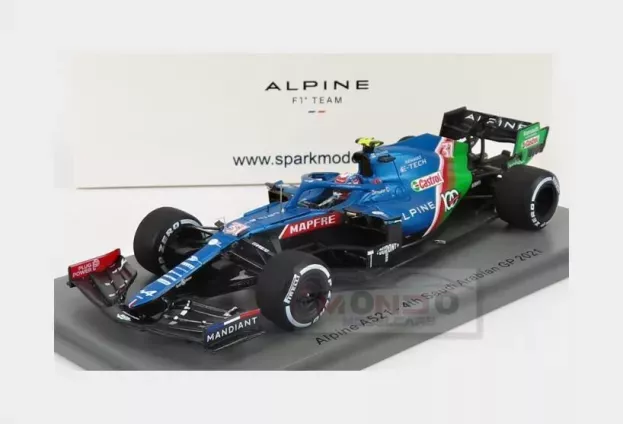 Spark Alpine F1 A521 Renault E-tech 20b Team Alpine N 31 4th Saudi Arabia Gp 2021 Esteban Ocon 1:43 S7852
