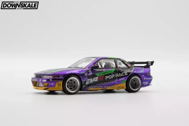 Pop Race Nissan Silvia s13 Pandem Eva Rt Test Type-01 Coupe 1991 1:64 PR640432