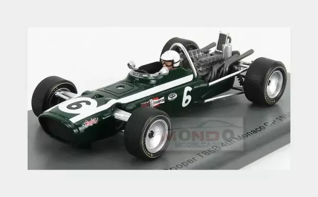 Spark Cooper F1 T86b N 6 Monaco Gp 1968 L.scarfiotti 1:43 S6983