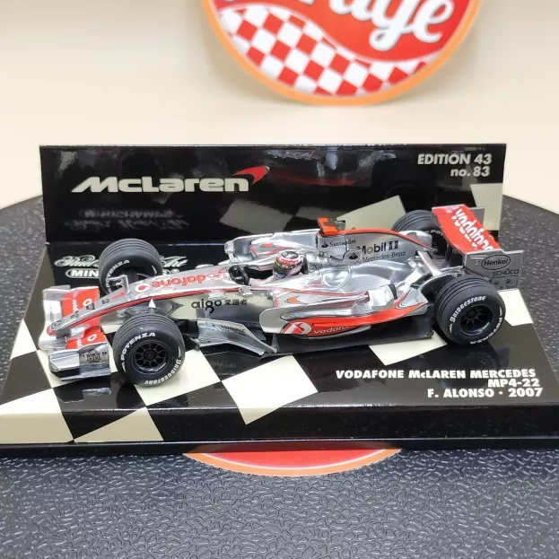 Minichamps Mclaren F1 Mp4 22 Mercedes N 1 Season 2007 F.alonso 1:43 530074301