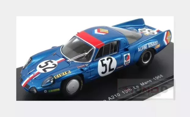 Spark Alpine A210 N 52 24h Le Mans 1968 J.l.therier B.tramont 1:43 S4373