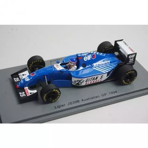 Spark Ligier F1 Js39b N 25 Australian Gp 1994 Franck Lagorce 1:43 S7405