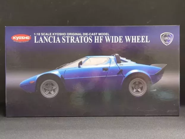 Kyosho Lancia Stratos Hf Bertone Wide Wheel 1973 1:18 08137BL