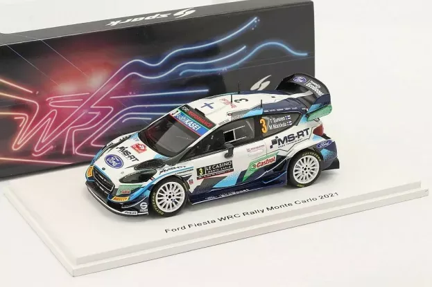 Spark Ford Fiesta Wrt Team Wrcm Sport N 3 Rally Montecarlo 2021 T.suninen M.markkula 1:43 S6586