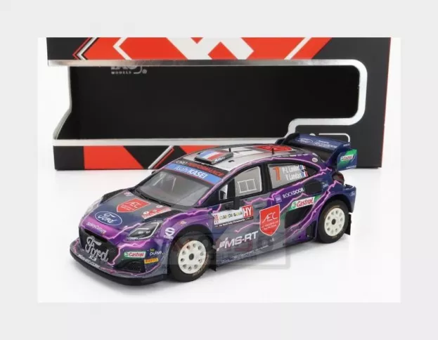 IXO Models Ford Puma Rally1 Team Ford World Rally M-sport N 7 4th Rally Sardinia Italy 2022 P.l.loubet V.landais 1:43 RAM854.22