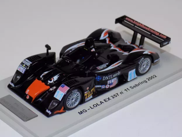Spark Mg Lola Ex257 N 11 Sebring 2002 S.knight M.hawkins J.kane A.lally 1:43 SCMG04