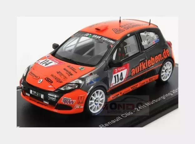 Spark Renault Clio N 114 24h Nurburgring 2019 M.uelwer V.kuhn M.wylach S.bohrer 1:43 SG545