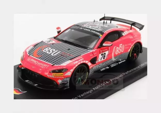 Spark Aston Martin Vantage Amr Gt4 Team Prosport Performance N 76 24h Nurburgring 2019 C.breuer K.van Berlo A.mies M.d.ortmann 1:43 SG551