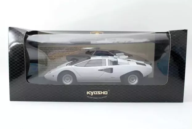 Kyosho Lamborghini Countach Lp400 With Wing Roof 1974 1:18 08324W