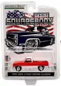 Greenlight-1985 GMC C1500 Sierra Classic Squarebody USA #51410-1:64 Red/White LE