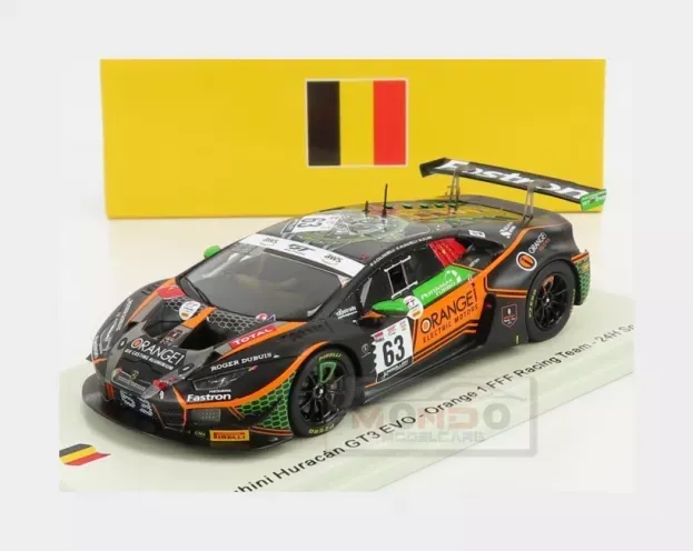 Spark Lamborghini Huracan Evo Gt3 Team Orange-1 Fff Racing N 63 24h Spa 2020 D.lind M.mapelli A.caldarelli 1:43 SB396