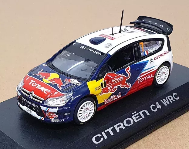 Norev Citroen C4 Wrc Red Bull N 7 Rally Portugal 2010 S.ogier J.ingrassia 1:43 155434