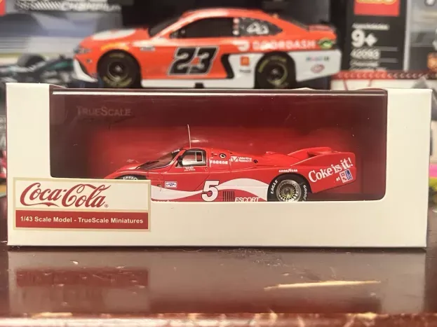 Truescale Porsche 962 Long Tail Coca-cola N 5 1985 Bob Akin John O'steen 1:43 TSM09432