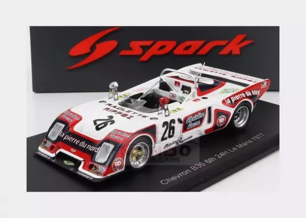 Spark Chevron B36 1996cc S4 Team Societe Racing N 26 6th 24h Le Mans 1977 M.pignard A.dufrene J.henry 1:43 S9410