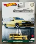 2021 Hot Wheels Premium Volvo 850 Estate Fast Wagons 4/5 GRJ67-4B10 Yellow 5A8