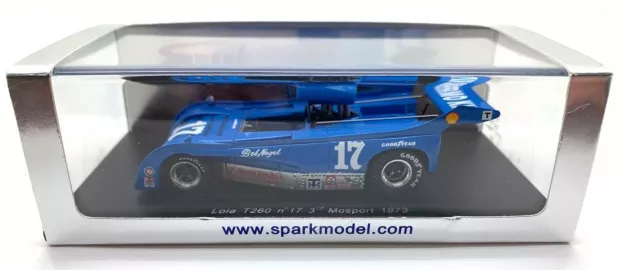 Spark Lola T260 N 17 3rd Mosport Race 1973 B.nagel 1:43 S1136