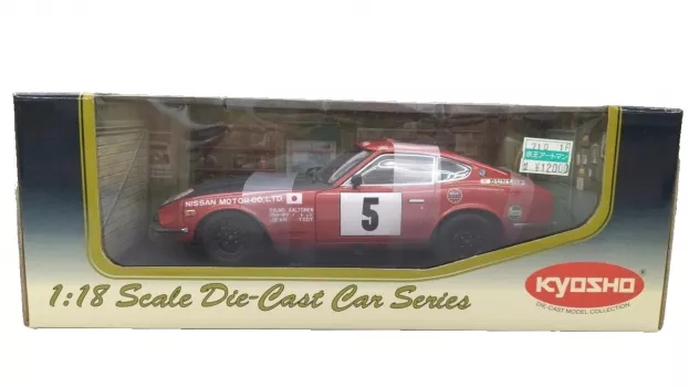 Kyosho Nissan Datsun 240z Sport N 5 Rally Montecarlo 1972 1:18 08215B