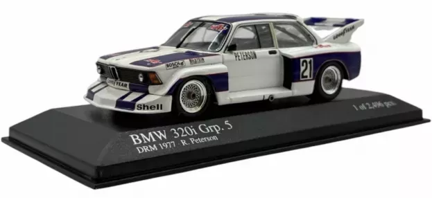 Minichamps Bmw 320i Team Hat N 21 Grp.5 Drm 1977 R.peterson 1:43 400772321