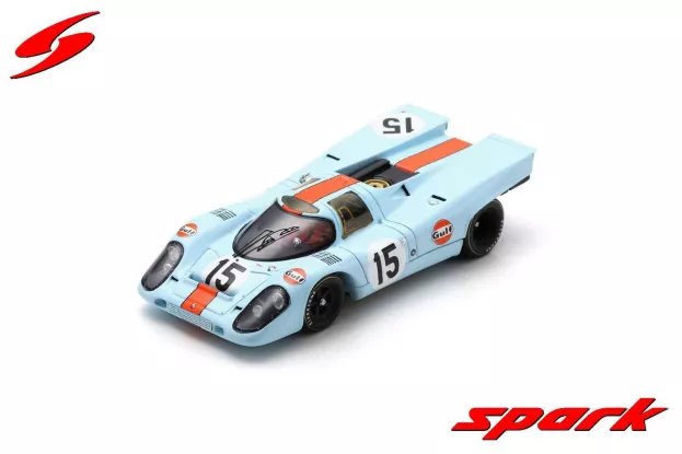Spark Porsche 917k Team John Wyer Automotive Engineering Ltd. Gulf N 15 12h Sebring 1970 Jo Siffert Pedro Rodriguez Leo Kinnunen 1:43 US346