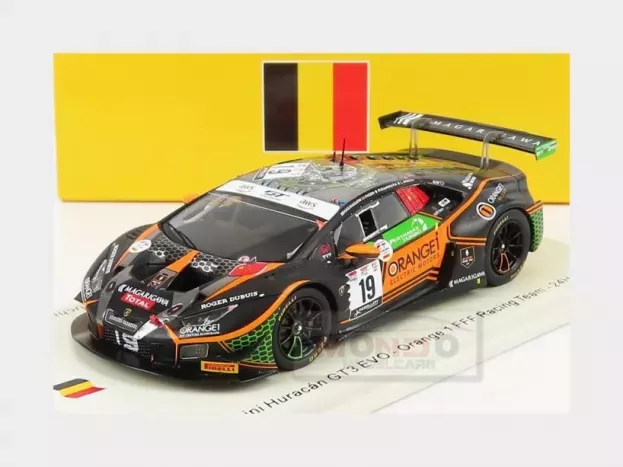 Spark Lamborghini Huracan Evo Gt3 Team Orange-1 Fff Racing N 19 24h Spa 2020 L.moccia R.giammaria P.keen H.hamaguchi 1:43 SB413