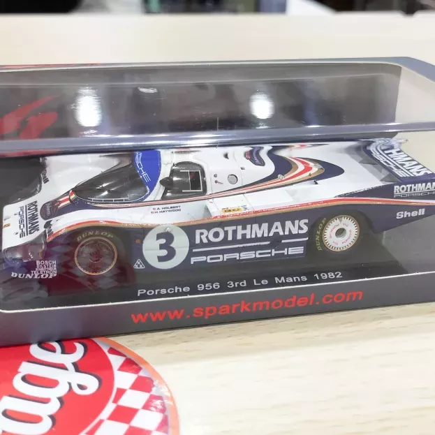 Spark Porsche 956 N 3 3rd 24h Le Mans 1982 H.haywood A.holbert J.barth 1:43 S4757