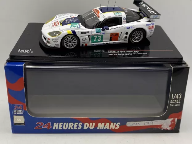 IXO Models Chevrolet Corvette C6.r Luc Alphand Aventures N 73 24h Le Mans 2nd Lmgt1 Class 2009 Y.clairay J.jousse X.maassen 1:43 LMM179