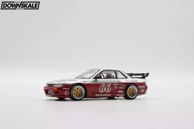 Pop Race Nissan Silvia s13 N 66 Moontech 1989 1:64 PR640258