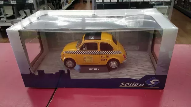 Solido Fiat 500 Taxi Nyc New York City 1965 1:18 1801407