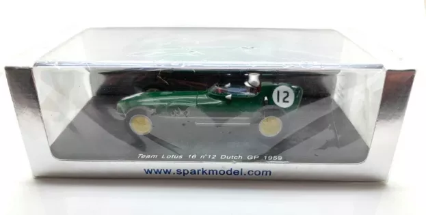 Spark Lotus F1 16 N 12 Dutch Gp 1959 Innes Ireland 1:43 S1837