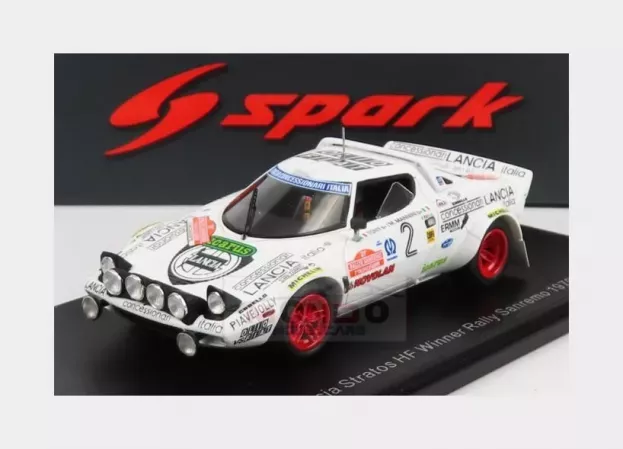 Spark Lancia Stratos Hf N 2 Winner Rally Sanremo 1979 M.mannini Tony 1:43 S9105