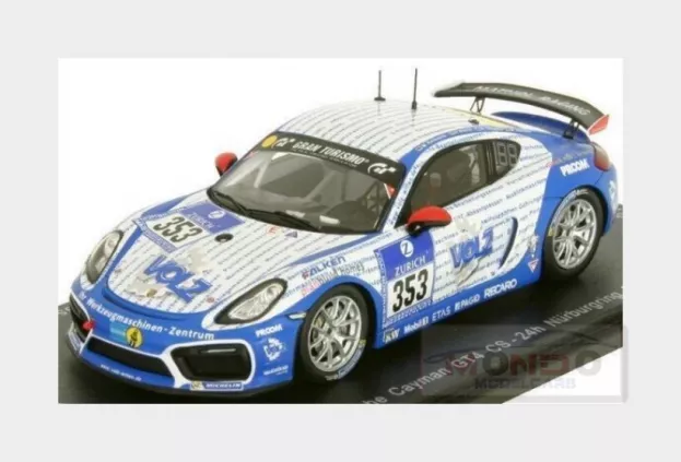 Spark Porsche Cayman Gt4 Cs Team Mathol Racing N 353 24h Nurburgring 2016 V.m.keilwerth V.wawer R.thomsen W.assmann 1:43 SG259
