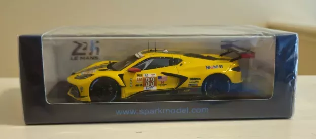 Spark Chevrolet Corvette C8.r 5.5l V8 Team Corvette Racing N 33 Winner Lmgte Class 24h Le Mans 2023 N.catsburg B.keating N.varrone 1:43 S8760