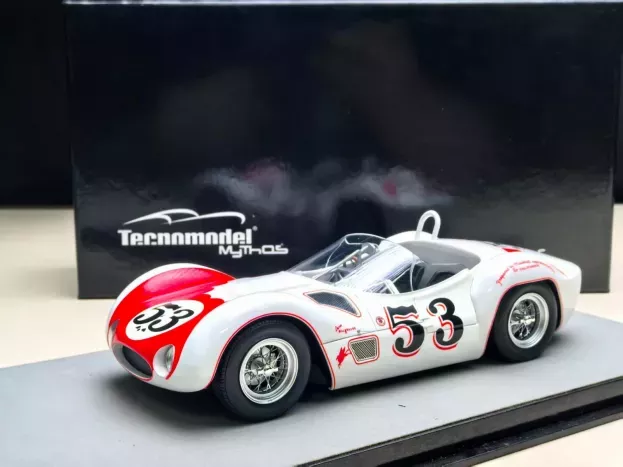 Tecnomodel Maserati Tipo 61 Birdcage N 53 Winner Riverside Time Gp 1960 Bill Krause 1:18 TM18-276C