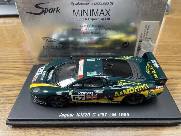 Spark Jaguar Xj220c N 57 Le Mans 1995 1:43 S0764
