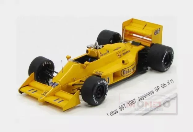 Spark Lotus F1 99t N 11 6th Gp Japan 1987 S.nakajima 1:43 R70184