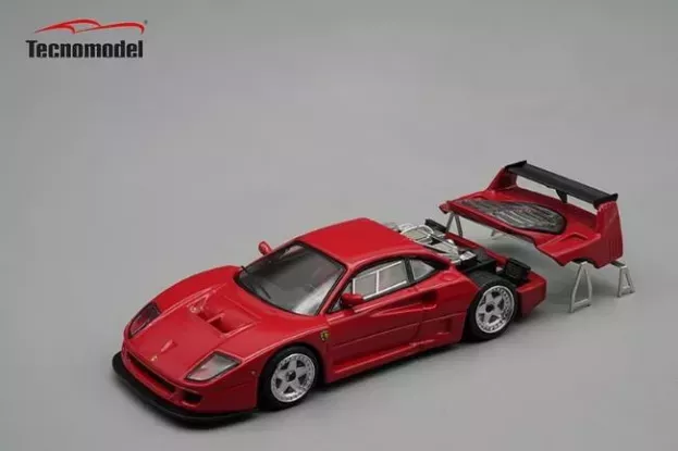 Tecnomodel Ferrari F40 Lm Press Version 1996 Silver Wheels 1:64 TM64-01A