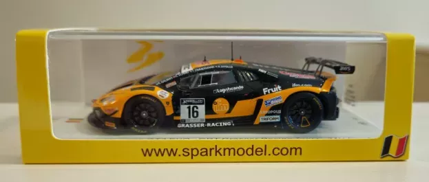 Spark Lamborghini Huracan Gt3 Evo Team Grt Grasser Racing N 16 24h Spa 2021 A.m.folco T.zimmermann K.galbiati C.schmid 1:43 SB463