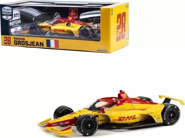 Greenlight Honda Team Andretti Autosport Dhl N 28 Indy 500 Indycar Series 2023 Roman Grosjean 1:18 11185