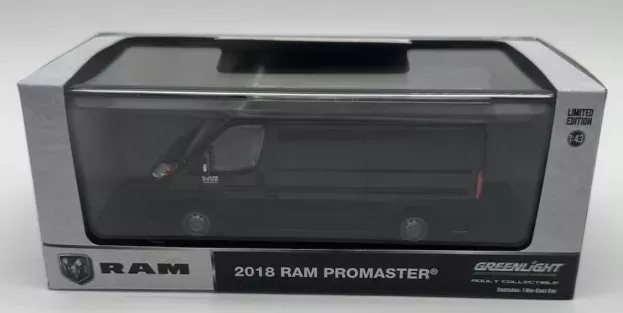Greenlight Dodge Ram 2500 Promaster Van Cargo High Roof 2018 1:43 86153