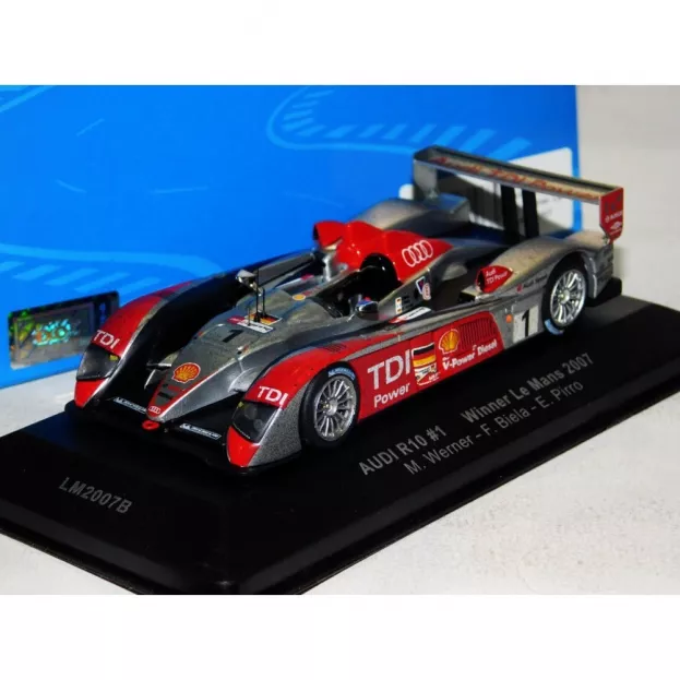 IXO Models Audi R10 N 1 Winner Le Mans 2007 M.werner F.biela E.pirro Versione Dopo Gara After Race Version 1:43 LM2007B